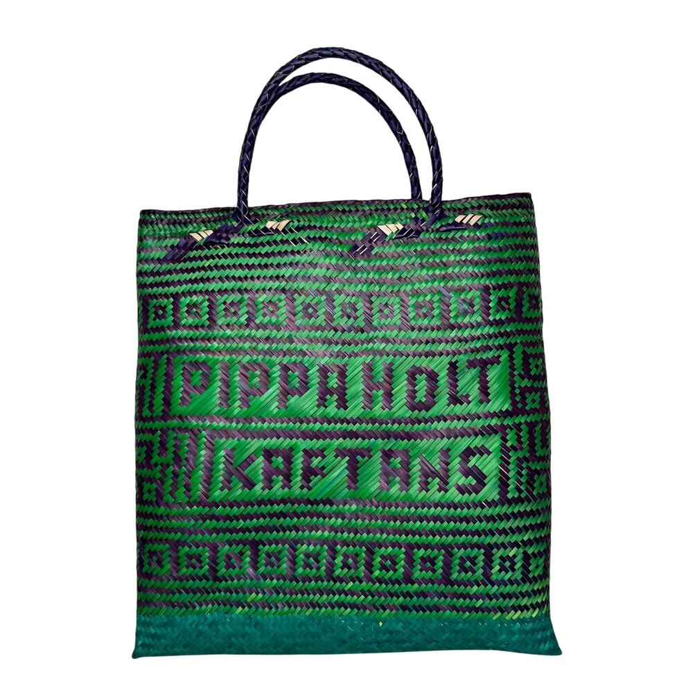 Pippa Holt Kaftans Raffia Woven Tote Bag
